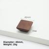 Nordic Style Cabinet Knob Handle Wooden Round Wardrobe Drawer Handles Square Solid Wood Lockers Knob Handle Cabinet Doors