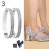 New Women Shoeslaces for High Heels Shoes Decorations Buckle Lazy Shoelaces Elastic Band Anti Falling Heel Non-Slip Belt Strap