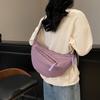 Crossbody Bag Women's Light and Large-capacity Leisure Sports Dumpling Bag Summer New Shoulder Bag Trendy Cloth Bag