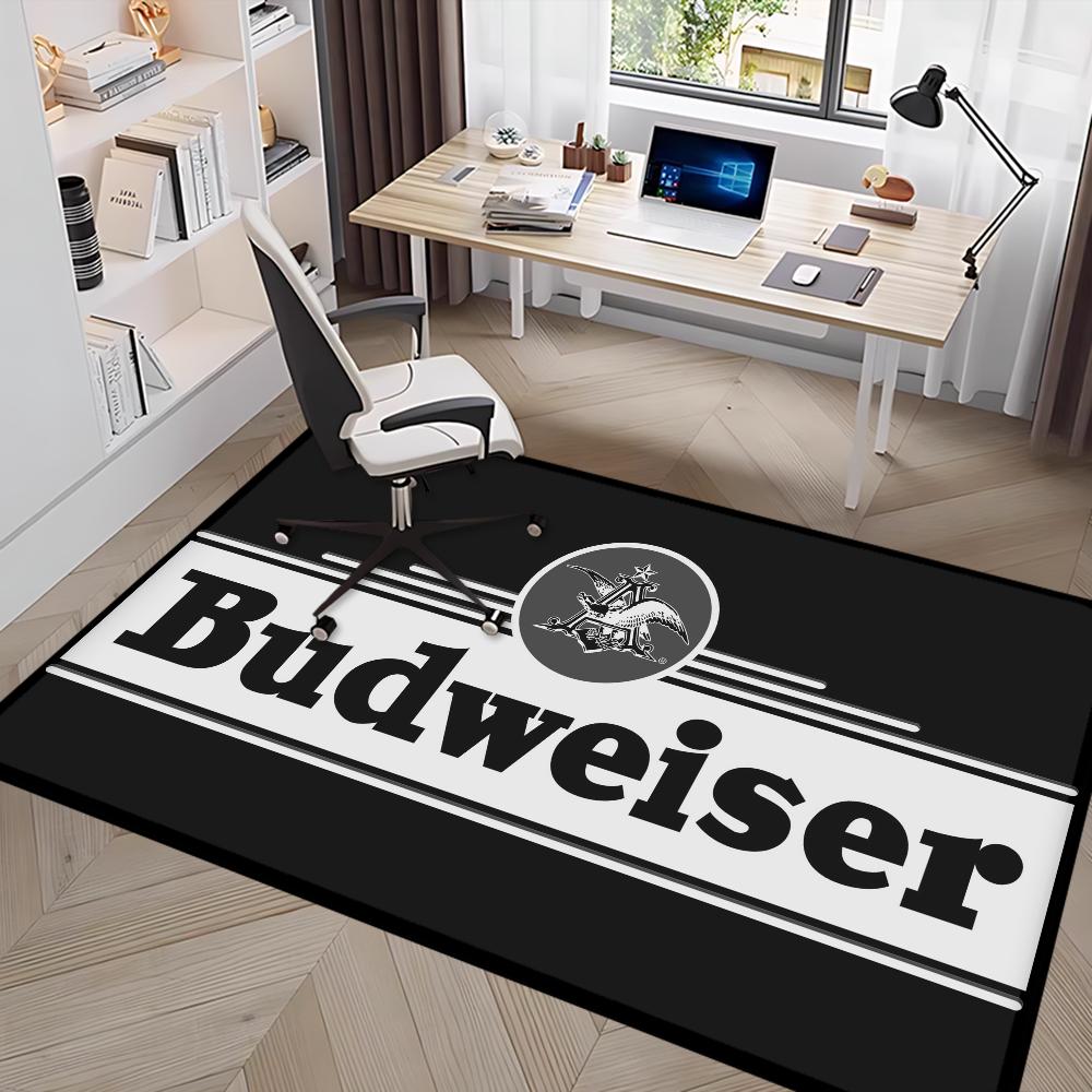 King Of Beer B-Budweiser Door Mat Kids Room Bedroom Decoration Balcony Anti-Slip Doormat Living Room Doormat Area Rug