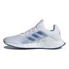 adidas Duramo Sl Tecido Confortável Couro Sintético Cano Baixo Tênis de Corrida Tênis Femininos Branco Azul FY6710