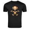Devil Skull Crossbones Dark Gothic Graphic T-Shirt
