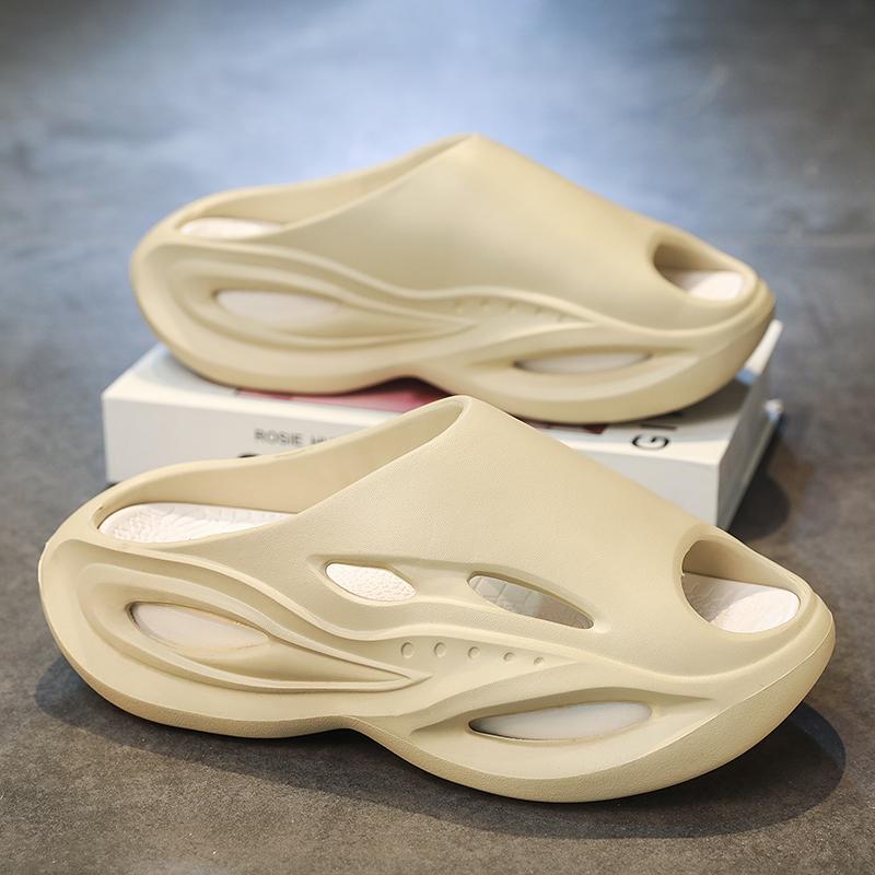 

Мужские сандалии и шлепанцы, летние кроссовки и шлепанцы, мужские нескользящие мягкие шлепанцы из ЭВА, повседневная пляжная обувь 44-45