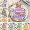 Clear Key Sounds 26 Keys Keyboard Keychain Pressable Keys Fingertip Button Key Ring  Office Use