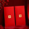 6 Pieces Hot Stamping 2026 Horse Year Red Envelope Chinese Style Large Capacity Spring Festival Envelopes Bless Words Paper
