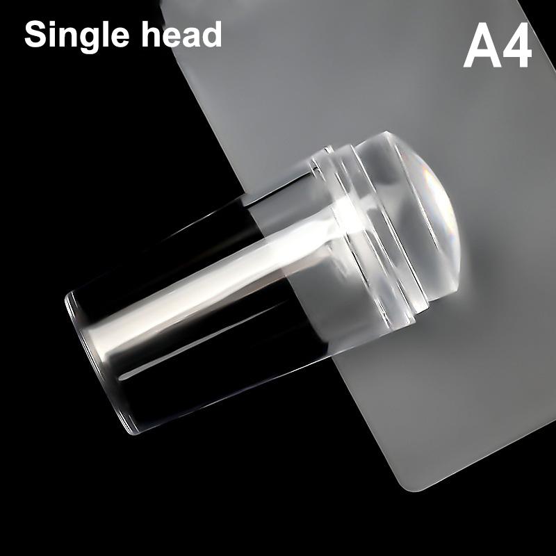 

Прозрачный штамп для ногтей со скребком, стираемый, шаблон для французского маникюра, инструмент для печати, штампинг лаком для ногтей, инструмент для маникюра