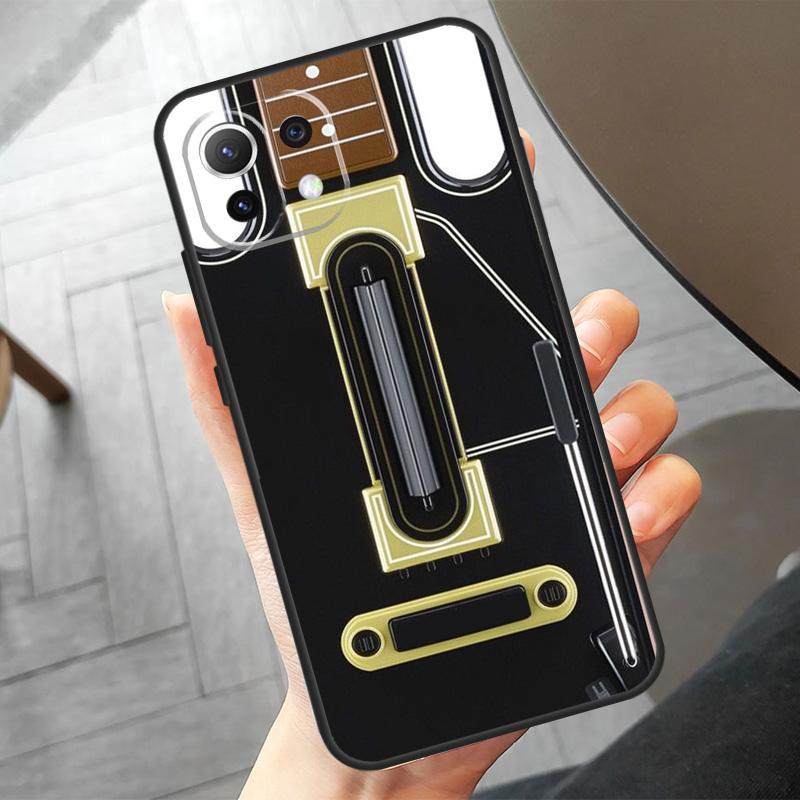 Guitar Violin Fiddle Music Case For Xiaomi 14 13 Ultra 11T 12T 13T Pro 12 Lite POCO X6 F6 Pro M6 X5 X3 F3 M5s F5 Cover