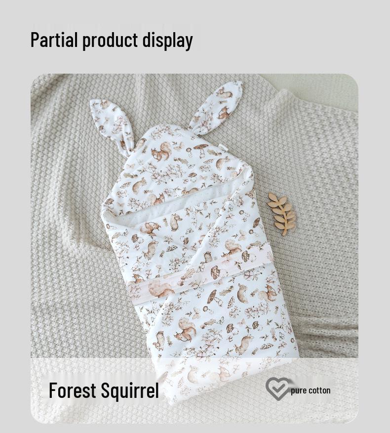 Newborn Mulberry Silk-Cotton Swaddle Blanket