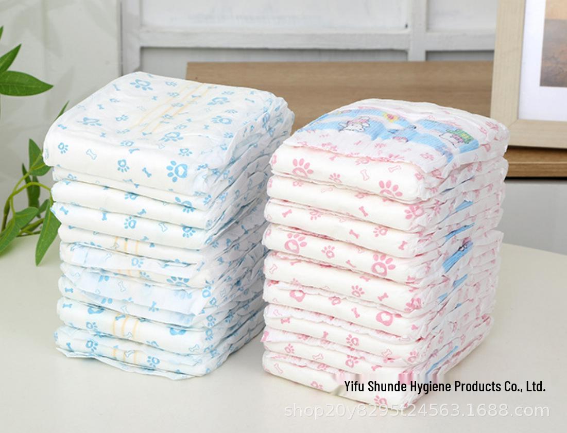 Breathable Absorbent Dog Diapers - Male & Female Pet Menstrual Pants