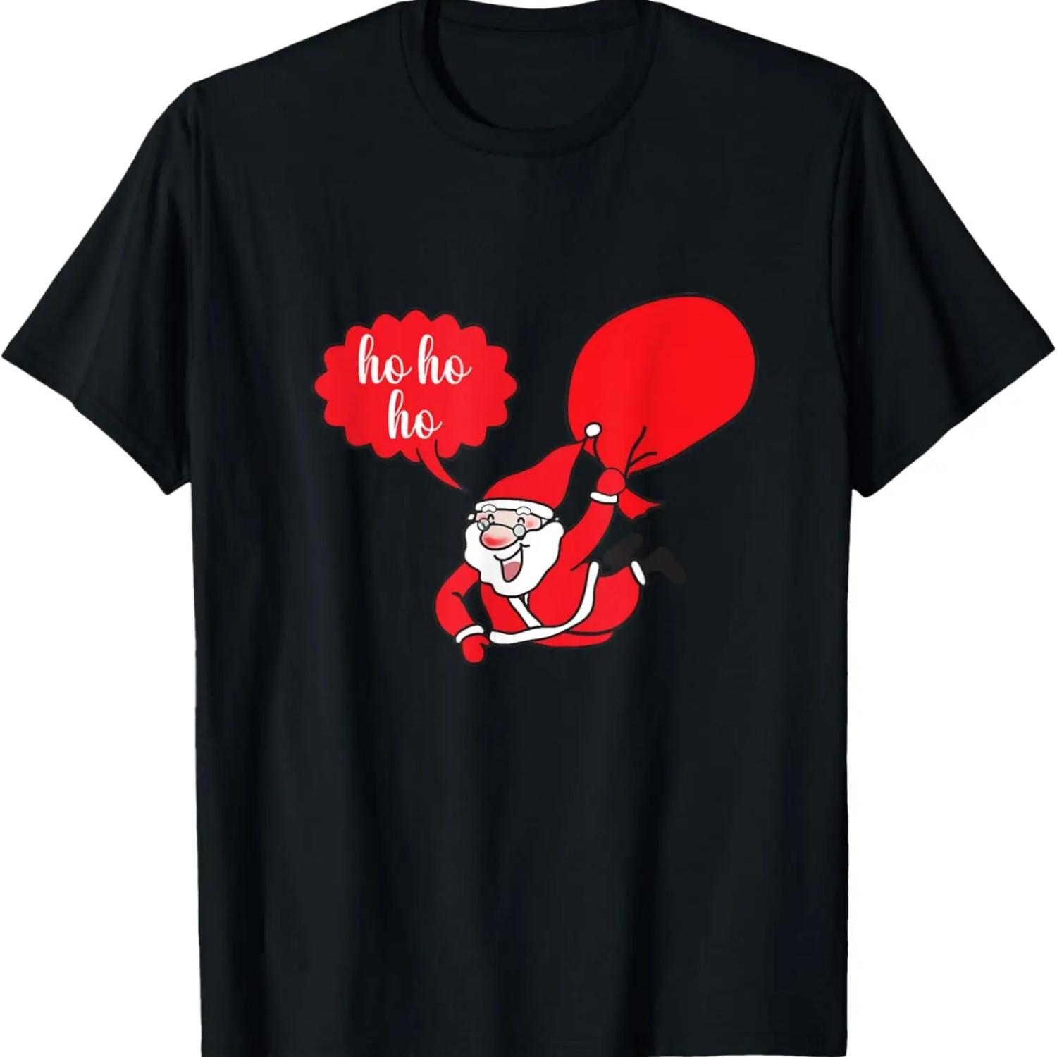 Motorcycle Santa Claus T-Shirt S