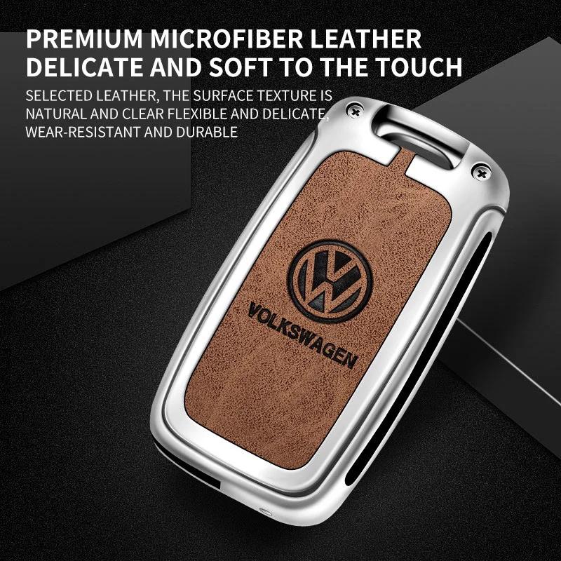 2025 Gorący Pokrowiec na Kluczyk Samochodowy Etui Kabura Torba Akcesoria Dla Volkswagen VW Polo Tiguan Golf Jetta Beetle Eos Scirocco Up Transport