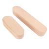 2Pcs Double Side Grooved Sewing Press Block Solid Heavy Wood Seam Presser  Clothes Tailoring