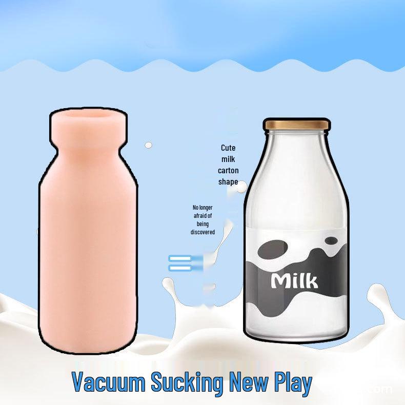 Convenient Milk Bottle Airplane Cup Male Masturbator: Health & Exercise Self-Pleasurer Adult Toy