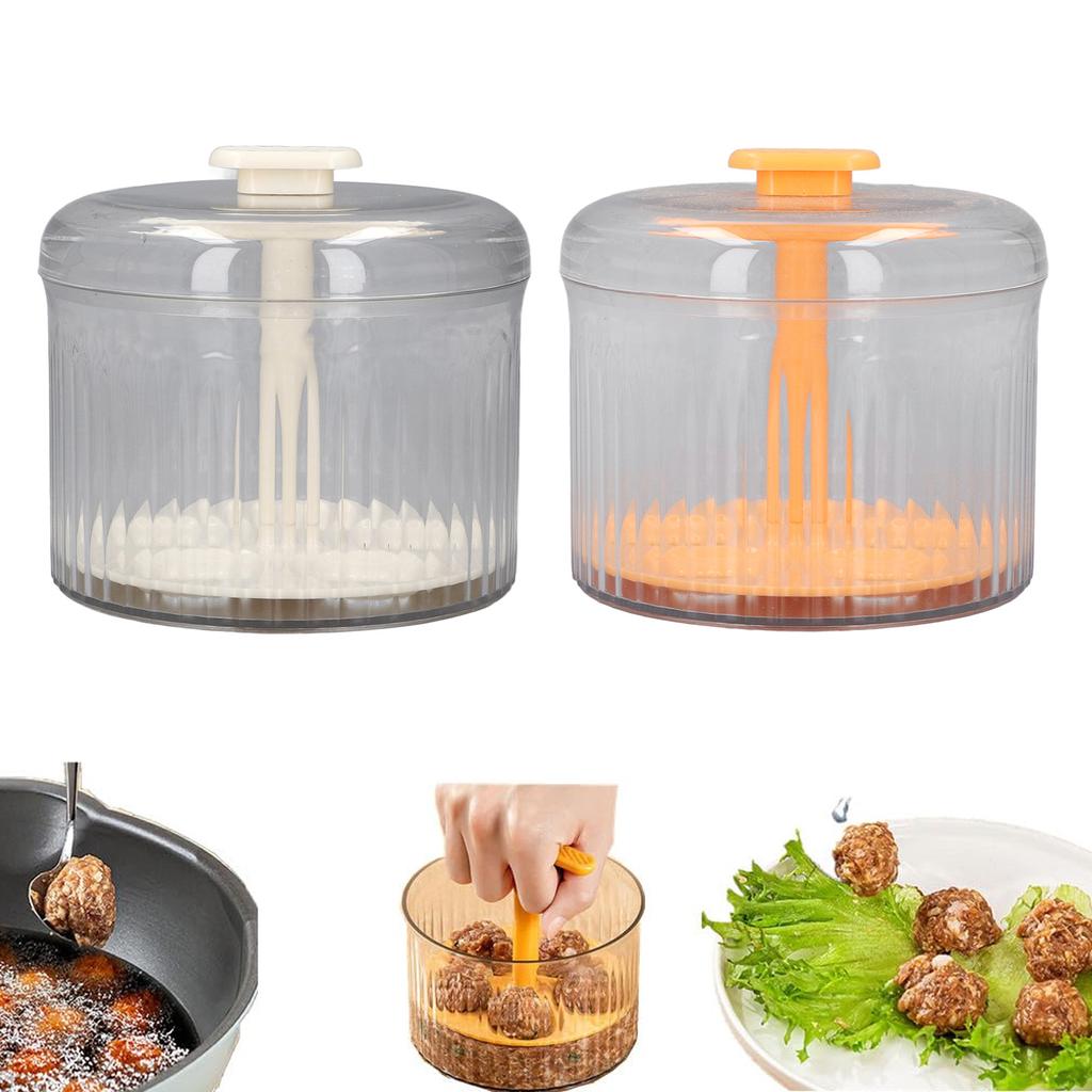 Ручна машина для фрикадельок Ручна машина для фрикадельок Прес-форма для 5 куль Кухонний екструдований інструмент для виготовлення фрикадельок Форма для фрикадельок