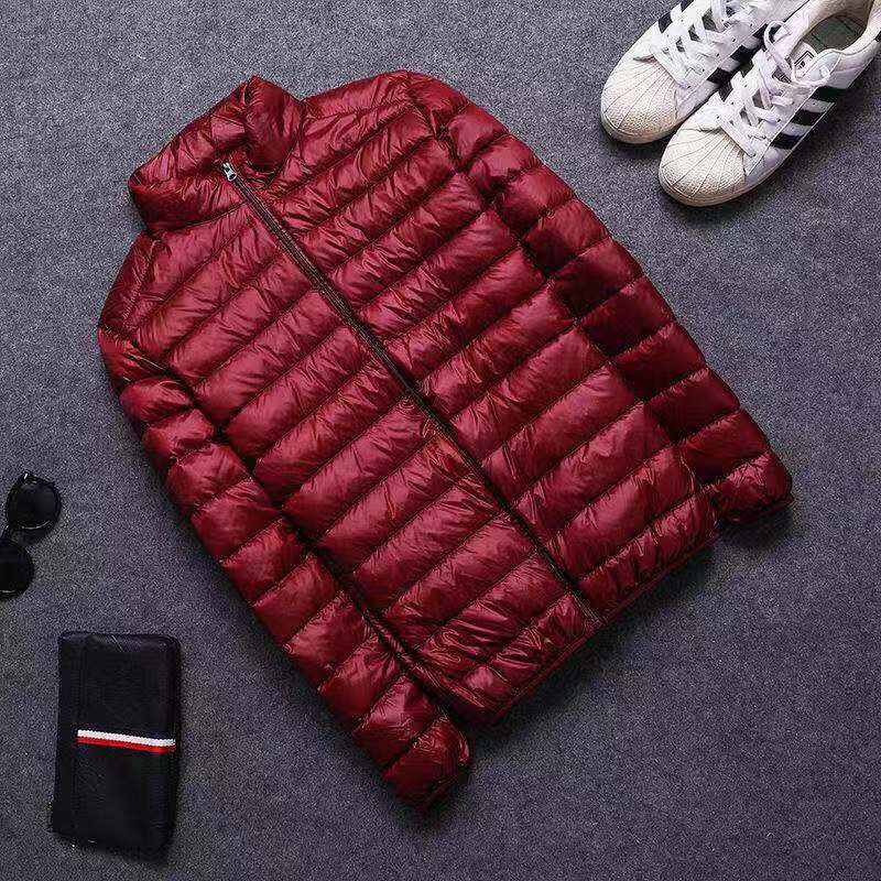 Autumn and Winter Cotton-padded Clothes Men's Light and Fashionable Cotton-padded Clothes Hooded Short Youth Stand-up Collar Cotton-padded Jacket