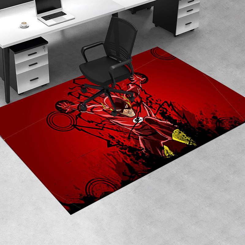 

The Flash Superhero Wallpapers for Desktop Backgrounds Office Mat Home Decor Office Desk Chair Rugs Chair Carpet for office Chair Mat Gift F 60cm by 90cm