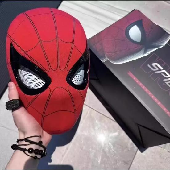 2026 Popular Breathable Mask Headset with Chin Control Web Shooter Glove Launcher Cosplay Headgear Toy Gift 4