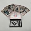 Fantastique 80 Cartes de Tarot Feuille d'Argent Qualité PVC Imperméable Avec Boîte à Rabat Comme Cadeau de Luxe
