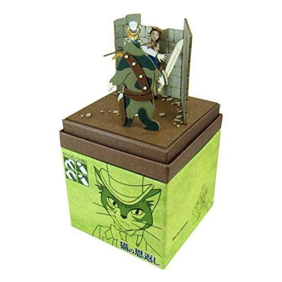 Sankei Studio Ghibli mini The Cat Returns Baron and Cat Haru Non-Scale Paper Craft MP07-65