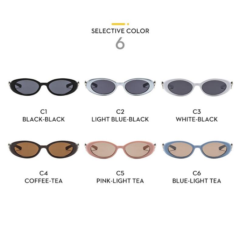 Ladies Sunglasses, Vintage Oval Sunglasses, Bow Decorative Sunglasses