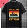 Go Kart Racing Karting Driver Enthusiast Carting Retro Graphic Tshirt Fashion Casual Wear Shortsleev Oneck 100 Cotton Tshirt