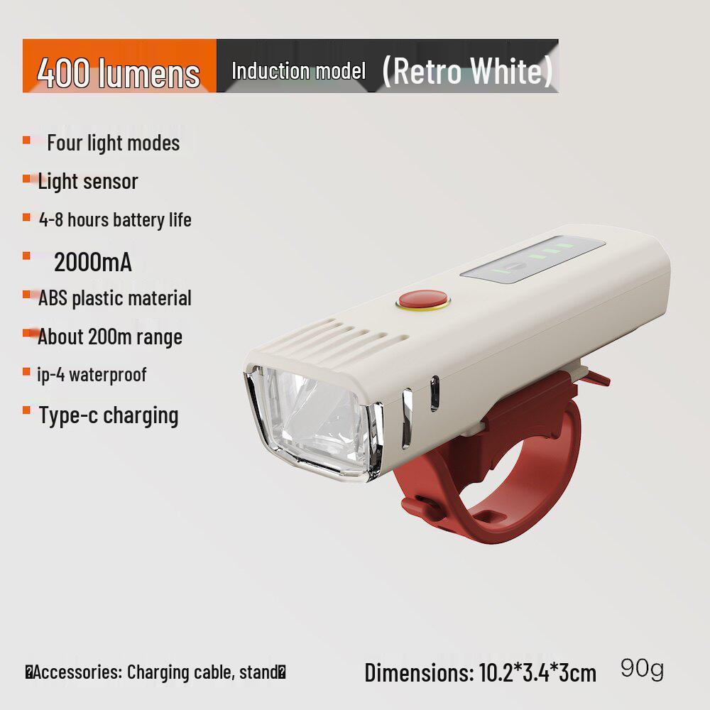 High-Power Bicycle Front Light for Mountain and Road Night Cycling