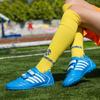 Kinder und Jugendliche, große Größe, stoßdämpfend, rutschfest, verschleißfest, Klettverschluss, kurzer Nagel, Outdoor-Fußballschuhe, Trainingsschuhe