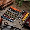 WatchGecko Ridge Military Nylon Watch Band - Stylish and Durable Navy Bond - 20mm