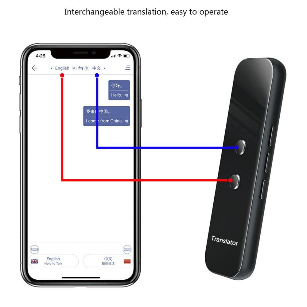 70+ Languages Translator Portable Smart Translator Instant Voice Translation