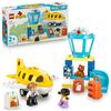 LEGO Duplo Duplo Town Erster Flughafen Spielzeug, Geburtstagsgeschenk, Lernbausteine, Jungen und Mädchen, Alter 18 Monate, 2 Jahre, 4 Jahre, Rollenspiel, V