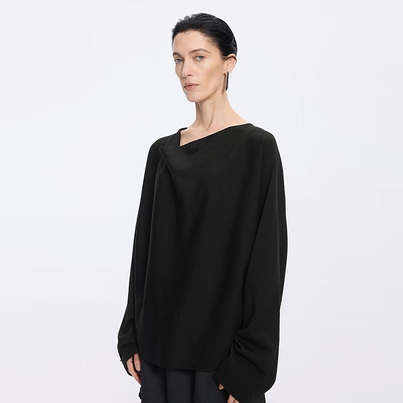 JNBY Women's Off-Shoulder Wool Blend Knit Sweater