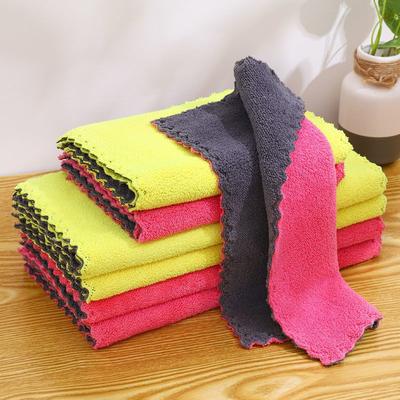 Thickened Household Cleaning Absorbent and Non-shedding Car Wash Cloth Soft Car Paint and Floor Cleaning Cloth