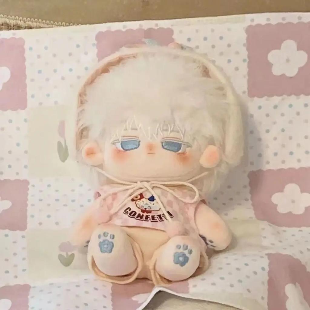 20cm Jujutsu Kaisen Gojo Satoru Baumwollpuppen Spielzeug für Kinder Erwachsene Animation Plüschpuppe Geschenk Spielzeug Sammlerstücke