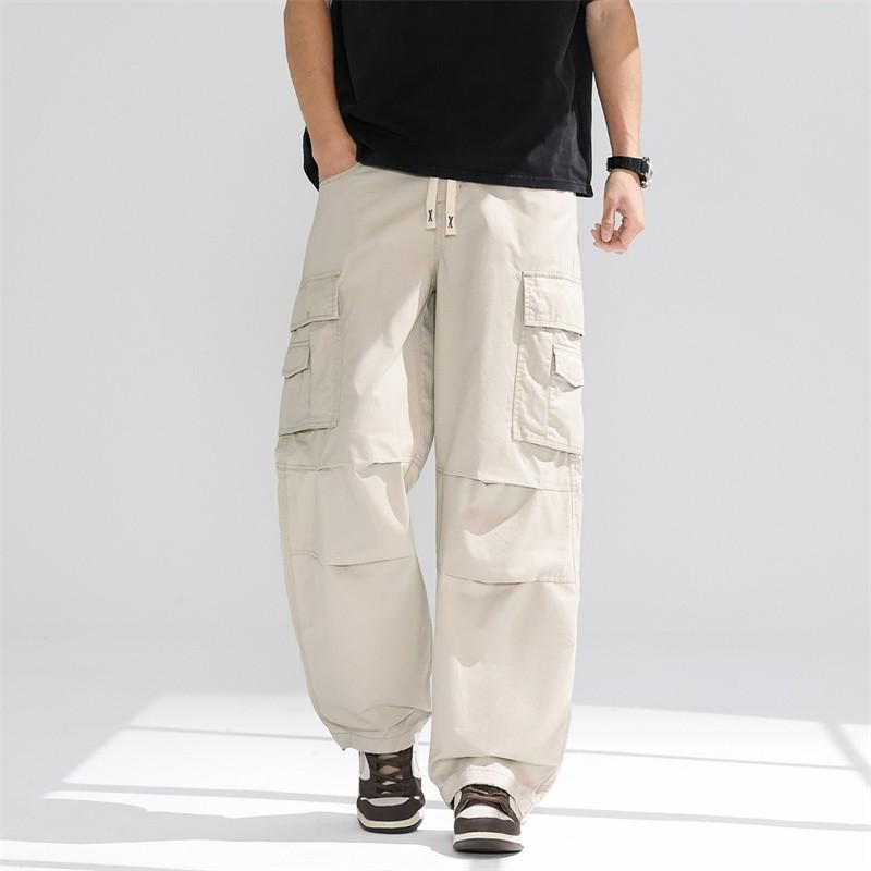 Men's new loose Japanese functional wind casual trendy brand multi-pocket overalls for