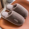 2023 Women's Warm Plush Indoor Slippers: Closed-Toe Cotton for Autumn & Winter