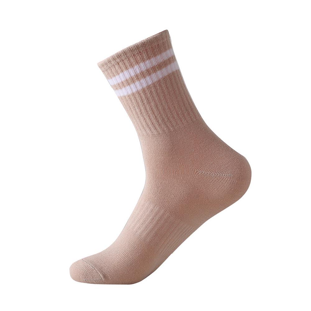 Calcetines Largos a Media Pantorrilla para Mujer - Antideslizantes Estilo Universitario para Primavera y Otoño