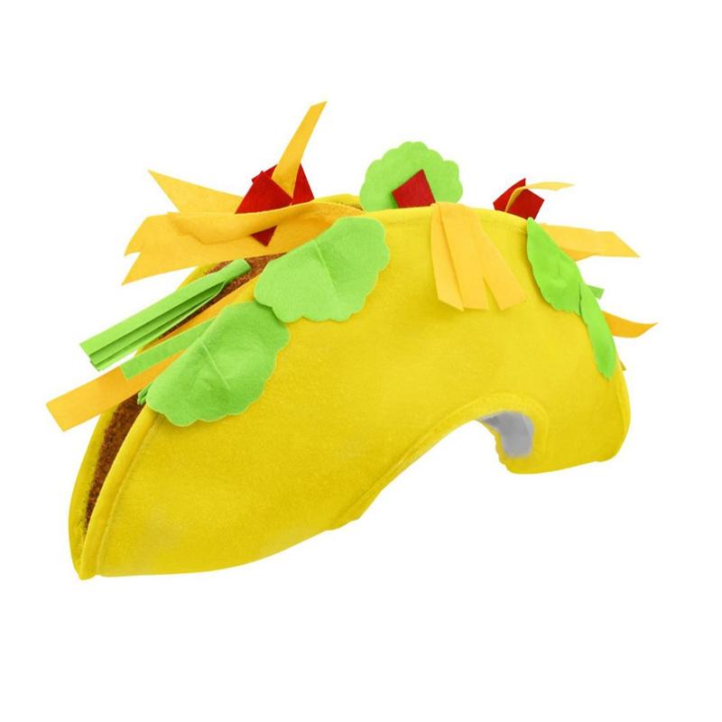 Adult Performance Food Role Hamburger French fries Cosplay Headgear Costume Outfit Funny for Adult Halloween Costume Prop 40 x 15cm