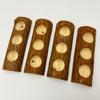 4pcs Wooden Candle Holders Wedding Centerpiece Decor Valentine's Day Weddings Birthday Supplies Candle Cup Table Home Decoration