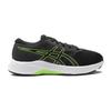 Asics Laser Beam Comfortable Versatile Shock Absorption Low Top Kids Training Shoes Kids Training Shoes Black Green 1154A151-002