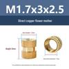 M1-M10 Knurled Brass Heat Insert Nut for Injection Molding