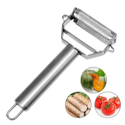 Tăiător de legume de bucătărie Tăiător de cartofi din inox Tăiător de legume cu două capete Tocător de legume cu funcții multiple