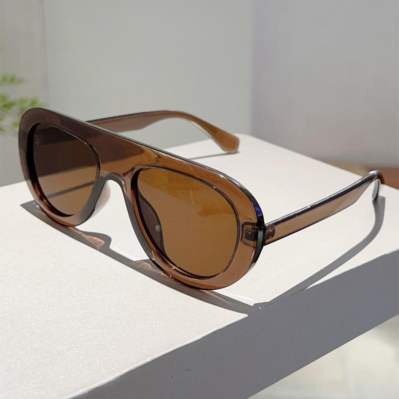 Pilot Sunglasses Men Vintage Candy Color Rim Outdoor Casual Shades Women Retro Stylish Design Anti-UV Decor Sun Glasses