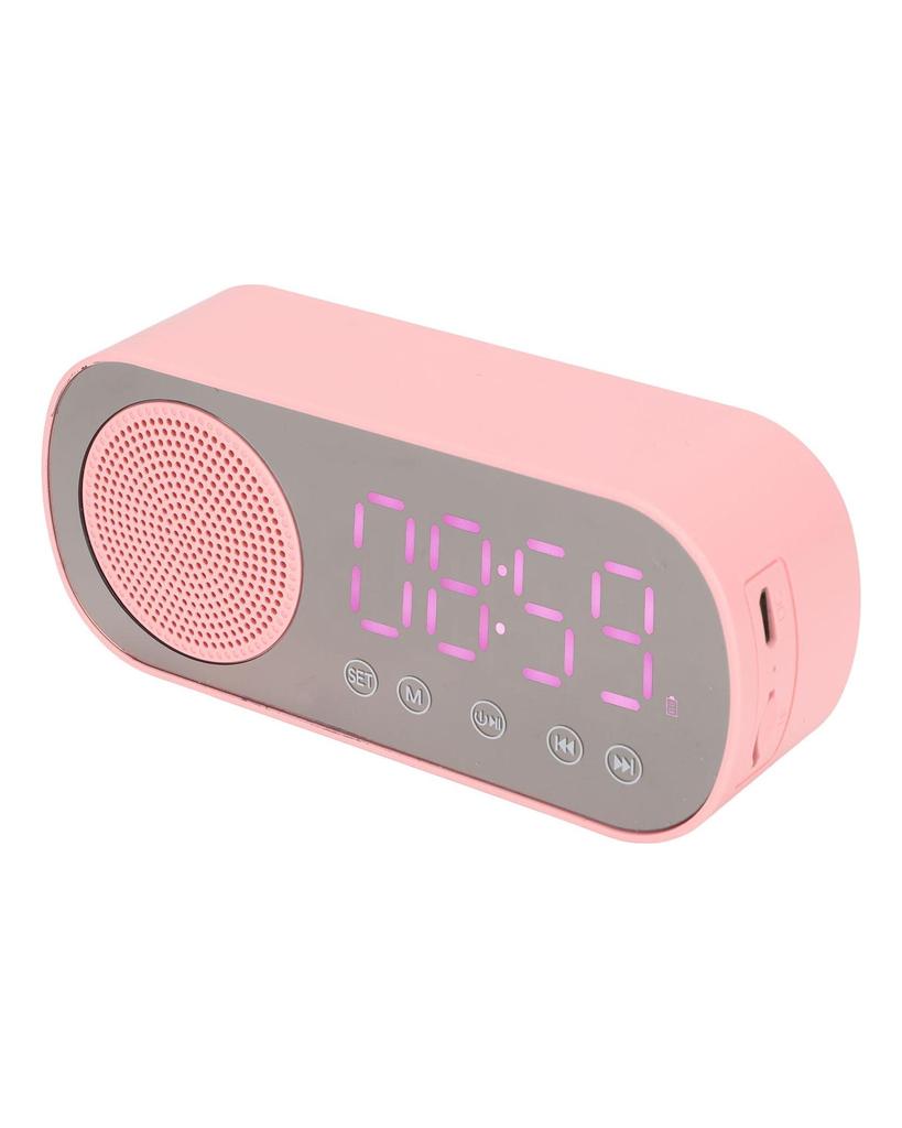 Wecker Bluetooth Lautsprecher HIFI LED Spiegel Bildschirm Micro USB Lade FM Radio Digital Uhr für