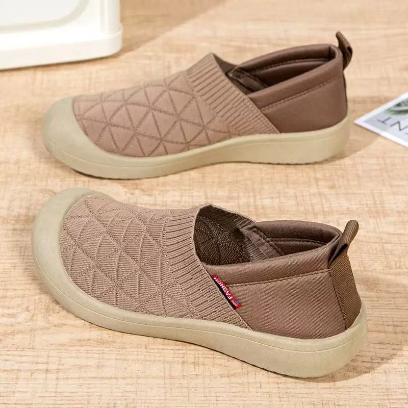 New Single-shoe Casual Women's Shoes Flat Shoes with Soft Soles Comfortable and Versatile Mom Shoes