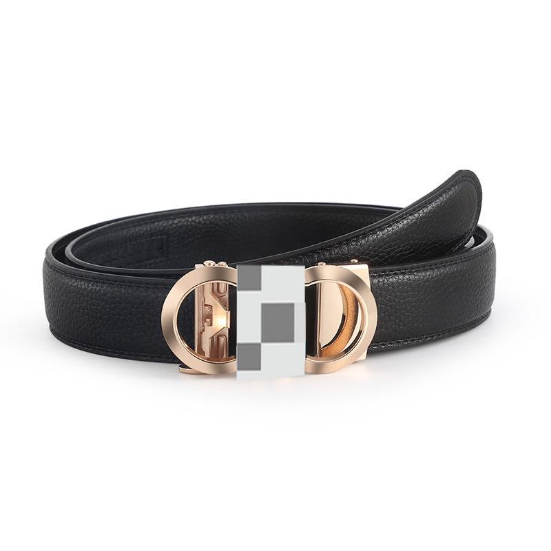 

Brand Belt Men S Zhongqing Business Cowhide Automatic Buckle Belt High-End Gift Box Packaging 115cm