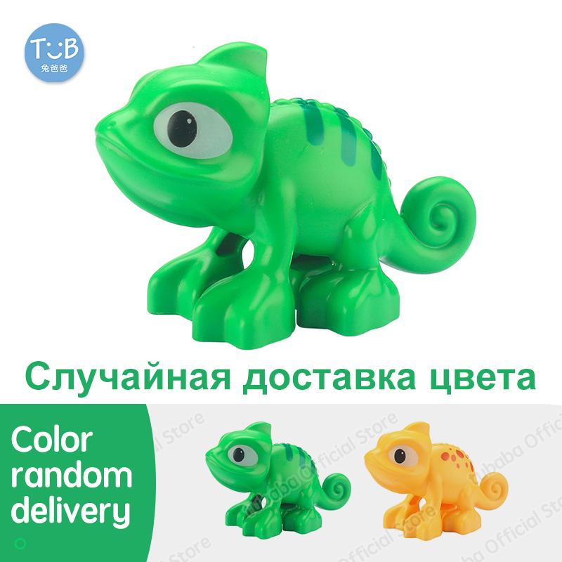 Big Building Blocks Marine Farm Animal Cat Dog Accessories Lion Shark Compatible With Duploed City Education Children Gift Toys