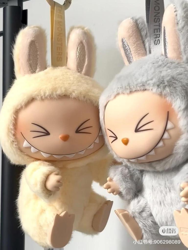 LABUBU Style Big Eyes Cute Monster Plush Doll Soft Toy Kawaii Gift Decor