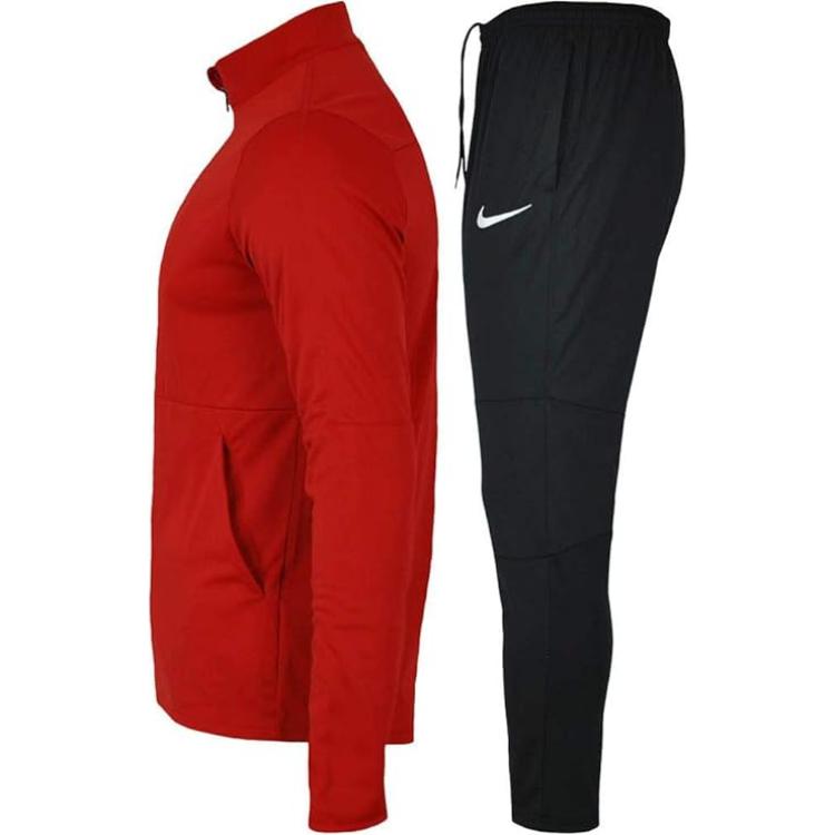 Nike Estampado de Logo Cuello Alto Cremallera Corte Ajustado Manga Larga Cordón Cónico Casual Traje Deportivo para Hombre AQ5065-657