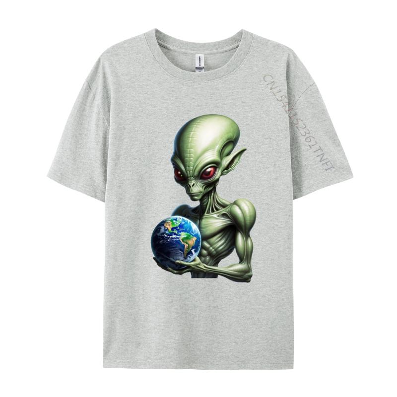 Alien Cosmic Tyrant Tshirt Vintage Birthday Gift TShirt Tees Graphic Design Cotton Men Tshirts Black Large