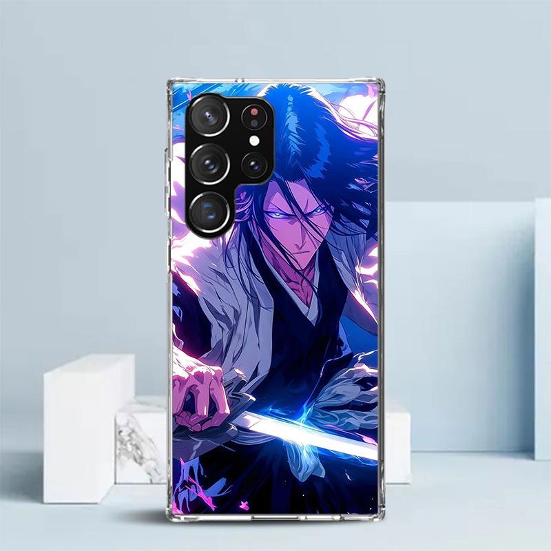 Bleach Kuchiki Byakuya Soft Cover for Samsung Galaxy S25 Edge S26 S24 S23 Ultra Phone Case S22 S21 Plus S20 FE Print Pattern She